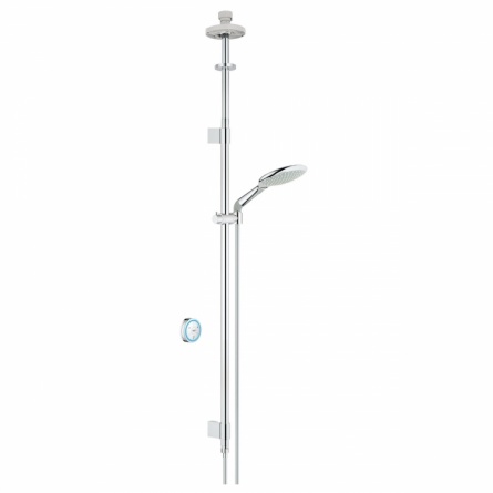 Душевой гарнитур Grohe Rainshower F-digital с цифровым управлением и электронным термостатом (потолочное подключение) фото 1