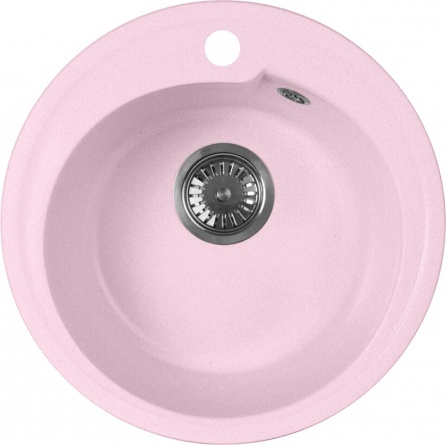 Мойка кухонная AquaGranitEx M-45 светло-розовая фото 1