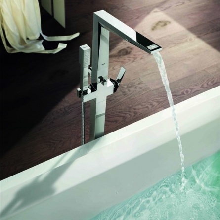 Смеситель Grohe Allure Brilliant 23119000 БЕЗ ВНУТРЕННЕЙ ЧАСТИ, напольный фото 5