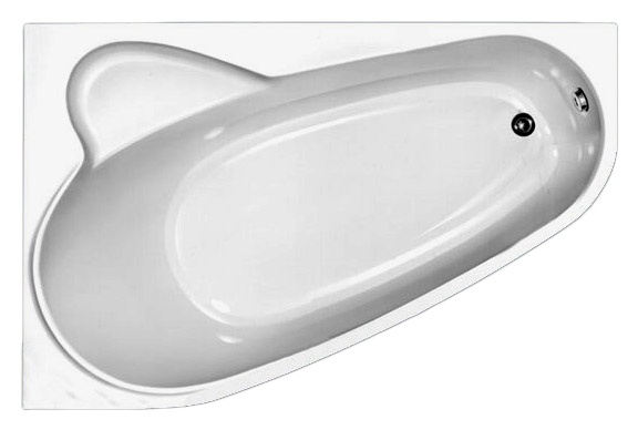Акриловая ванна Vagnerplast Selena 160 L фото 1