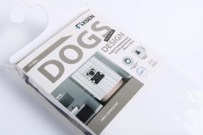 Штора для ванной Fixsen Fixsen Dogs FX-2504 без колец фото 6