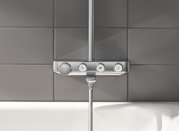 Душевая стойка Grohe Euphoria SmartControl 260 Mono 26510000 с термостатом фото 8