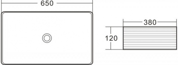 Раковина BelBagno BB1408 фото 3