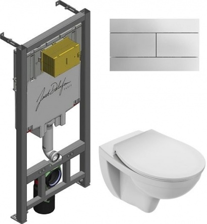 Комплект Jacob Delafon Patio E21740RU-00 кнопка хром фото 1