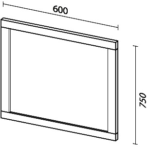 Зеркало Sanvit Кантри 60 фото 3