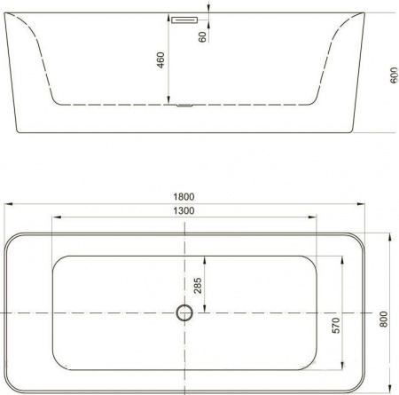 Акриловая ванна Aquanet Sunrise 216283 фото 10