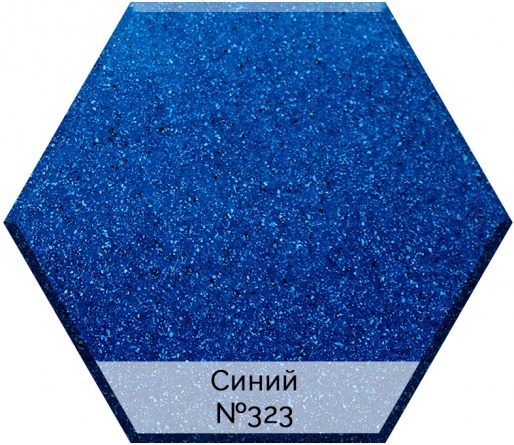 Мойка кухонная AquaGranitEx M-70 синяя фото 3
