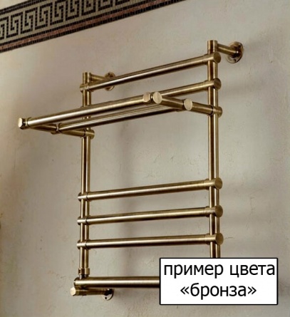 Полотенцесушитель электрический Margaroli Sole 540 бронза фото 2