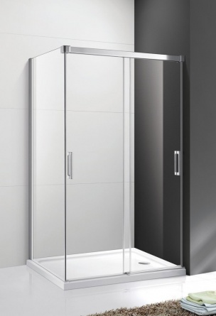 Душевой уголок Cezares Tandem Soft AH-2-120/100-P-Cr-L стекло punto фото 3