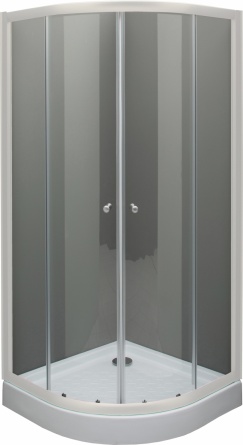 Душевой уголок De Aqua R8080OP-W 80х80, стекло прозрачное фото 1