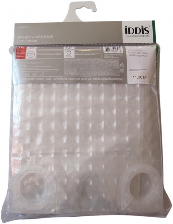 Штора для ванной Iddis Stereo Square фото 3