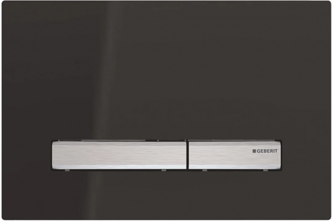 Кнопка смыва Geberit Sigma 50 115.788.SD.2 зеркальное дымчатое cтекло фото 1
