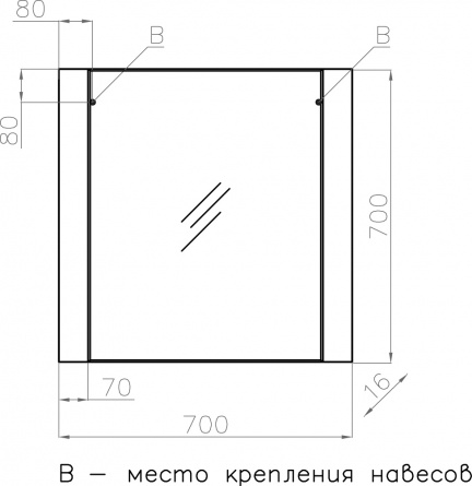 Зеркало Style Line Монако 70 ориноко фото 3