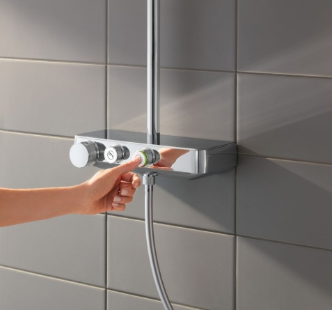 Душевая стойка Grohe Euphoria SmartControl 260 Mono 26509000 с термостатом фото 4