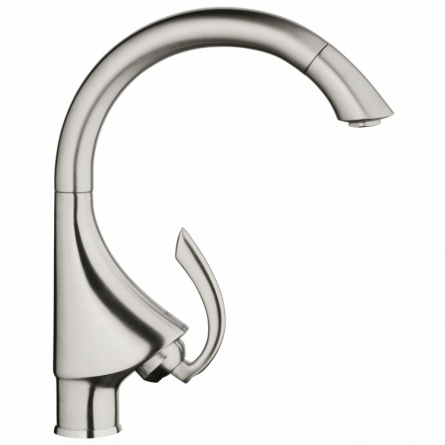 Смеситель для кухонной мойки Grohe K4 с выдвижным изливом фото 1
