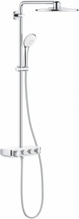 Душевая стойка Grohe Euphoria SmartControl 310 Duo 26507LS0 белая луна, с термостатом фото 1