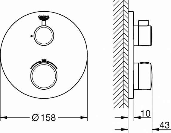 Термостат Grohe Grohtherm 24075000 для душа фото 3