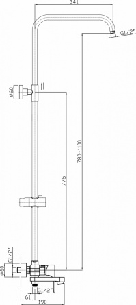 Душевая стойка Rush ST4235-40 фото 2