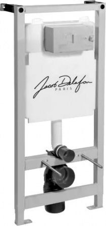 Комплект Jacob Delafon Vox E5504-NF-M20 кнопка хром фото 4
