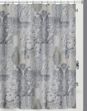 Штора для ванной Creative Bath Heirloom S1231GRY серая фото 3