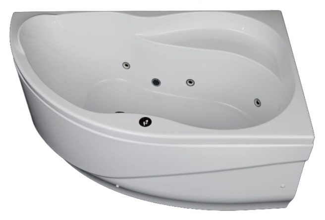 Акриловая ванна Aquanet Graciosa 150x90 R с панелью на каркасе фото 7
