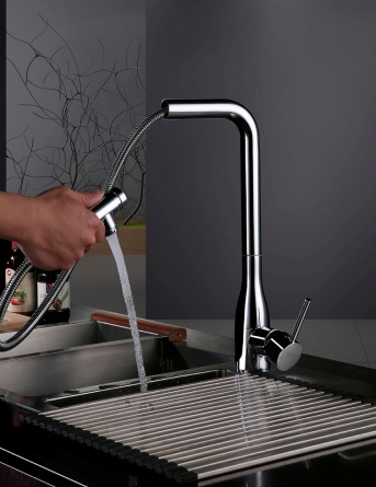 Смеситель Timo Saona 2326FL chrome для кухонной мойки фото 2
