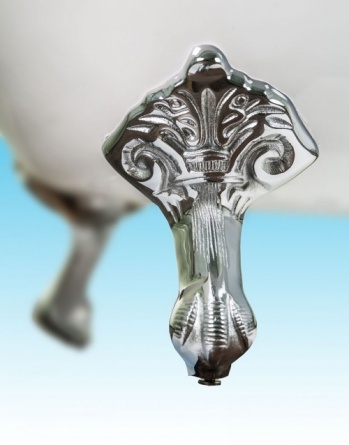 Чугунная ванна Elegansa Schale хромированные ножки фото 3