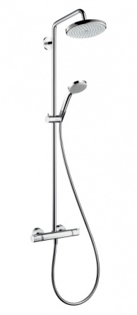 Душевая стойка Hansgrohe Croma 220 Showerpipe 27188000 EcoSmart фото 1