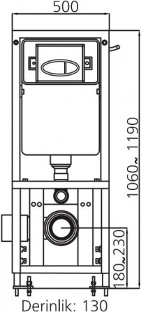 Комплект SantiLine SL-5004 + SL-01 безободковый унитаз, с микролифтом+ система инсталляции с кнопкой смыва фото 4