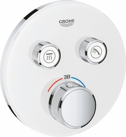 Термостат Grohe Grohtherm SmartControl 29151LS0 для ванны с душем, moon white фото 1