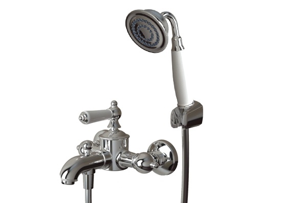 Смеситель Bravat Art F675109C-B для ванны с душем фото 1