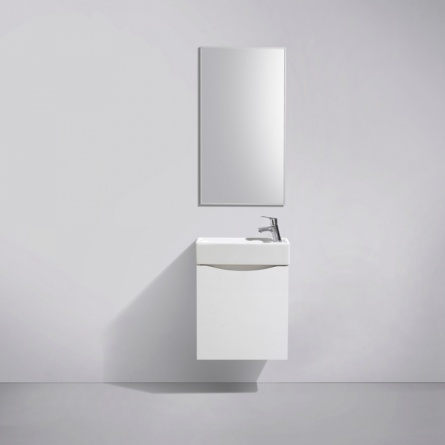 Тумба для комплекта BelBagno Mini 50 bianco lucido левая фото 2