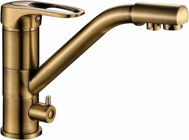 Смеситель Steel Hammer SH 321 BRONZE для кухонной мойки фото 1