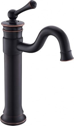 Смеситель Timo Adelia 6011/04F black antique, для раковины фото 1
