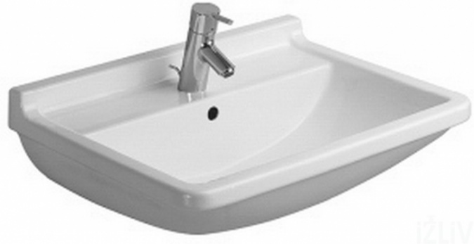 Раковина подвесная Duravit Starck 3 55 см фото 4