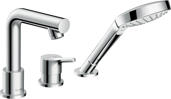 Смеситель Hansgrohe Talis E 72417000 на борт ванны фото 1