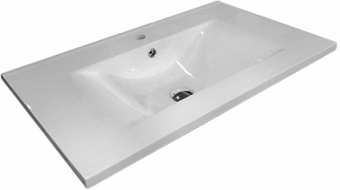 Мебель для ванной Sanvit Кубэ-3 80 белый глянец фото 3