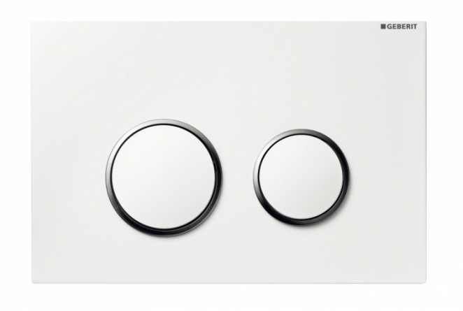 Кнопка смыва Geberit Omega 20 белая фото 1