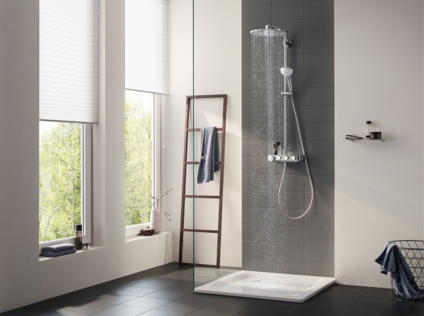 Душевая стойка Grohe Euphoria SmartControl 310 Duo 26507000 с термостатом фото 3