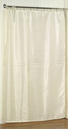 Штора для ванной Carnation Home Fashions Extra Long Liner Ivory защитная фото 2