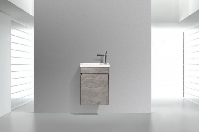 Мебель для ванной BelBagno Pietra Mini 46 R stucco cemento фото 2