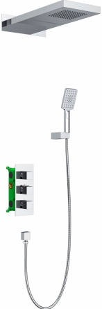 Душевой комплект Timo Petruma SX-5039/00SM chrome С ВНУТРЕННЕЙ ЧАСТЬЮ фото 1