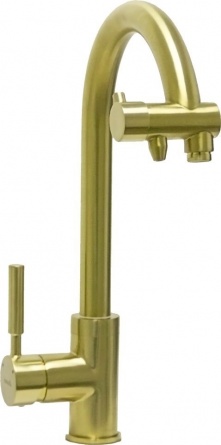 Смеситель Seaman Barcelone SSL-5226 Antique Gold для кухонной мойки фото 1