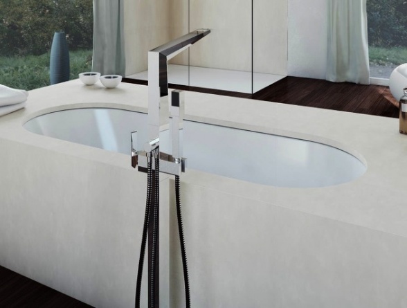 Смеситель Grohe Allure Brilliant 23119000 БЕЗ ВНУТРЕННЕЙ ЧАСТИ, напольный фото 6