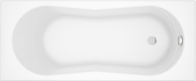 Акриловая ванна Cersanit Nike 170 ультра белый (без панели, без опоры) фото 1