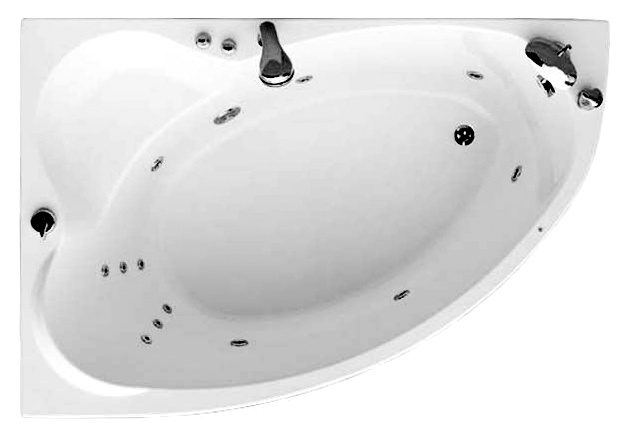 Акриловая ванна Aquanet Mayorca 150x100 L фото 6