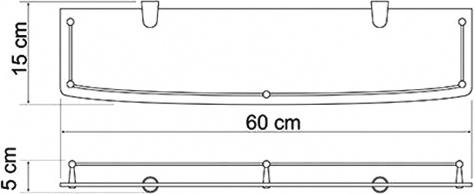 Полка Wasserkraft K-555 фото 3