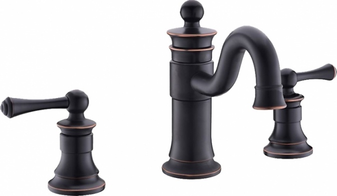 Смеситель Timo Adelia 6021/04F black antique, для раковины фото 1