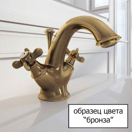 Смеситель Webert Dorian DO860101065 С ВНУТРЕННЕЙ ЧАСТЬЮ, бронза фото 2
