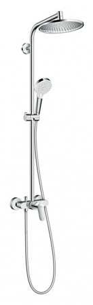 Душевая стойка Hansgrohe Crometta S 240 1jet Showerpipe EcoSmart 27269000 9 л фото 1
